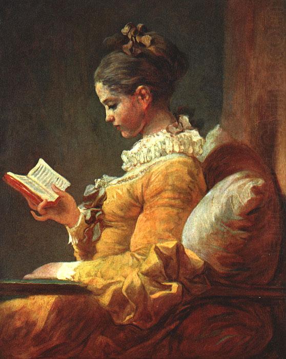 Young Girl Reading, Jean-Honore Fragonard